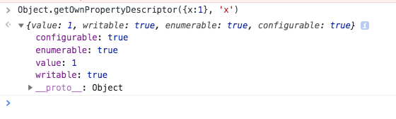 getOwnPropertyDescriptor